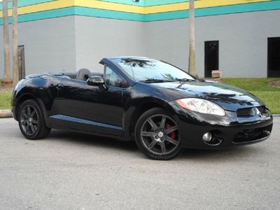 Gt spyder convertible black / black power top rebuilt title