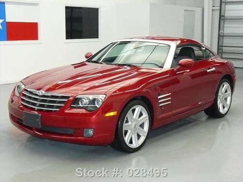 2005 chrysler crossfire ltd 6speed htd leather only 18k texas direct auto