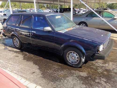 1982 toyota corolla dlx wagon 5-door 1.8l 3tc te72 ae86