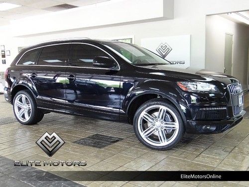 2010 audi q7 3.0l tdi prestige s-line navi pano roof air suspnsn 7~pass rare