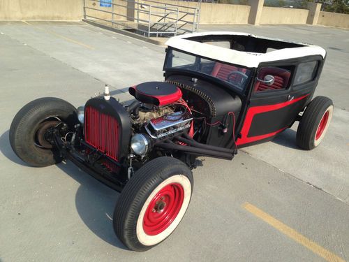 1929 ford model a rat rod / hot rod tudor sedan