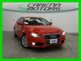 2010 audi used a4  quattro red one 1 owner free clean carfax awd premium 10 a 4
