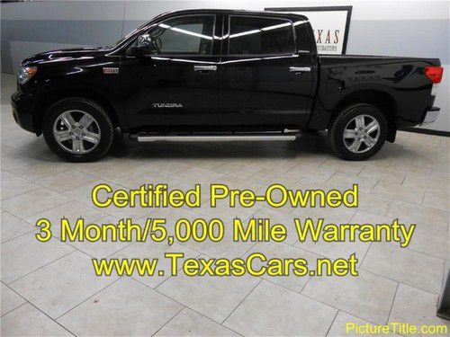 2010 tundra crew max limited gps/nav new tires certified warranty we finance!!