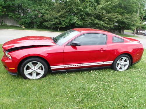 2010 Ford Mustang, salvage, damaged, wrecked, leather, mustang, image 6