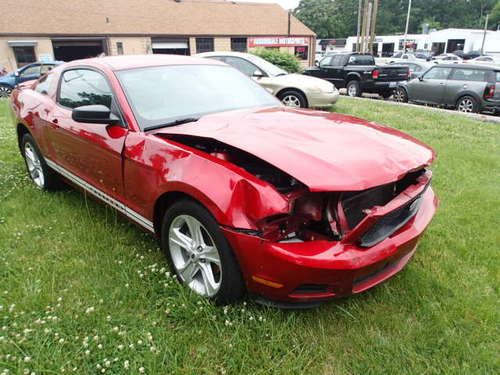 2010 Ford Mustang, salvage, damaged, wrecked, leather, mustang, image 22