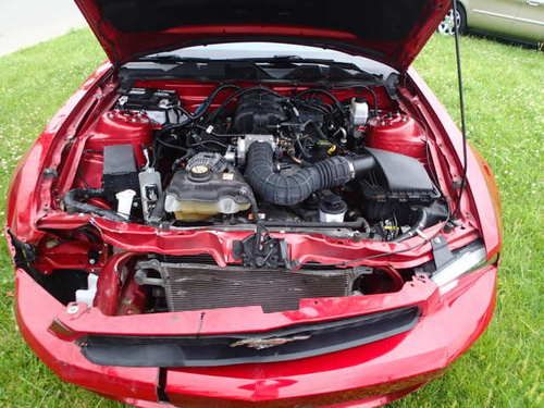 2010 Ford Mustang, salvage, damaged, wrecked, leather, mustang, image 24