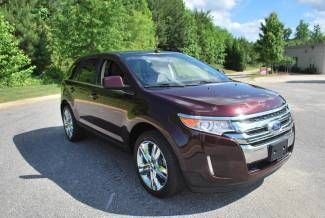 2011 ford edge limited burgundy all wheel drive navigation ,sunroof +++ v nice