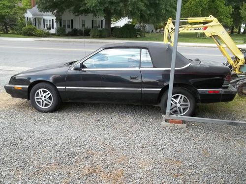 1988 crysler lebaron lebaron convertable