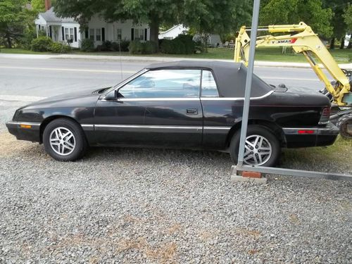 1988 crysler lebaron lebaron convertable