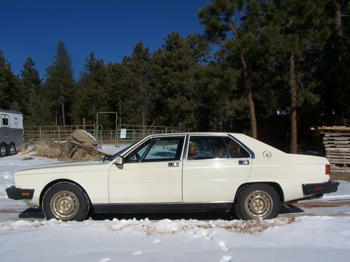 1985 maserati quattroporte with mopar wedge 440