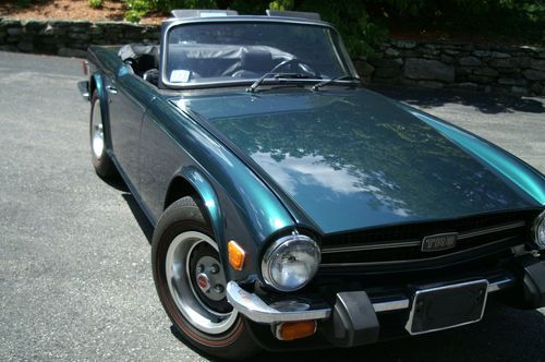 Head-turning, heavily restored tr6 1976 triumph tr-6