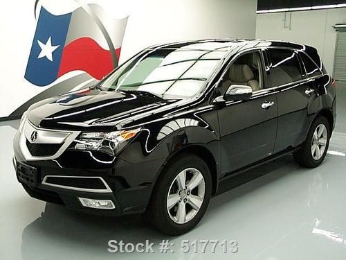 2010 acura mdx sh-awd sunroof rear cam htd leather 18k texas direct auto