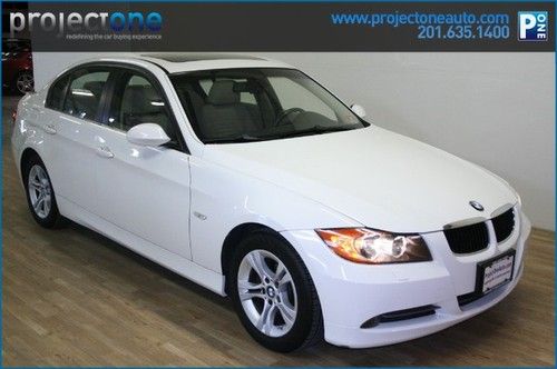 2008 bmw 328xi white 51k miles clean carfax premium pkg