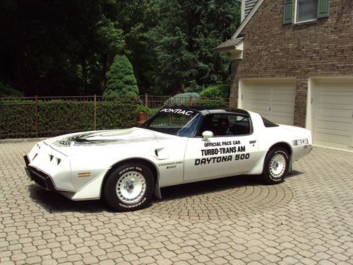 Incredibly rare! 1981 pontiac trans am nascar pace car! frame off resto!!