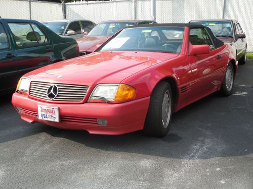 1991 mercedes-benz 500sl convertible 2-door 5.0l parts or project