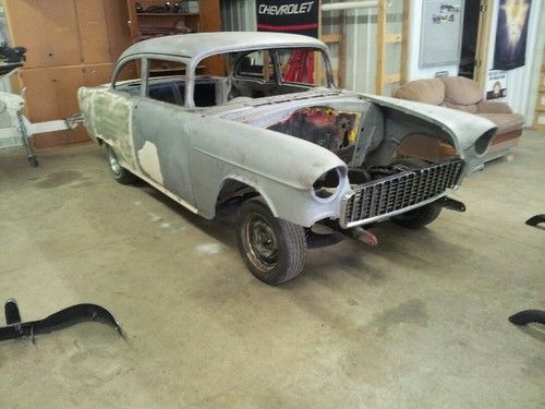 1955 chevy 2 door sedan 210 project car