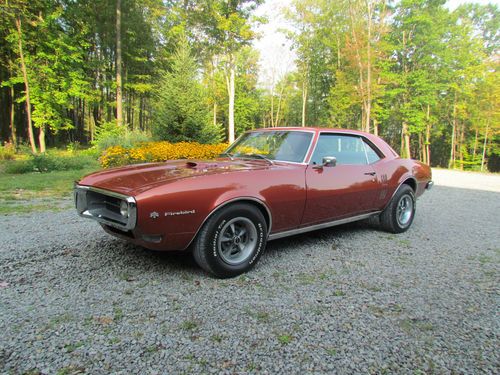 1968 pontiac firebird 400, original engine, phs, excellent!