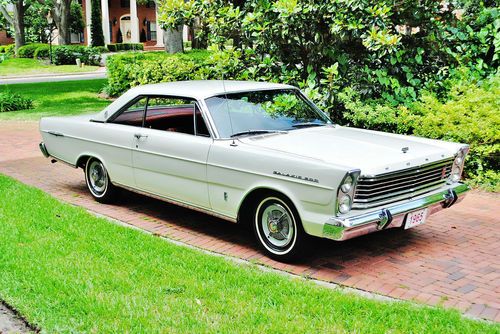 1 owner absolutley mint 1965 ford galaxie 500 ltd 2 door white burgandy pristine