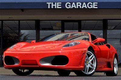 2007 ferrari f430 coupe f1 4.3l 483hp v8,rosso scuderia/nero,pwr daytona seats!