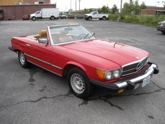 1980 mercedes 450sl last year! clean well serviced new seats