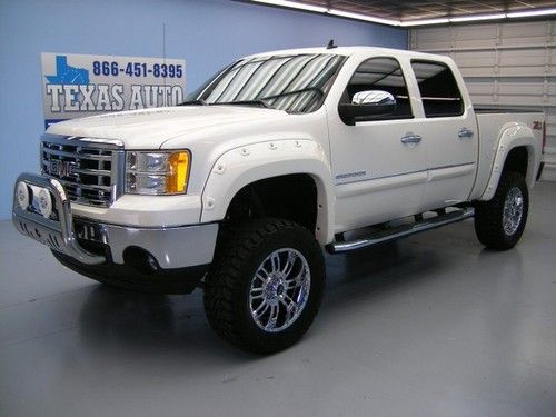 We finance!!!  2011 gmc sierra 1500 sle z-71 4x4 flex fuel lifted bose 20 rims!!