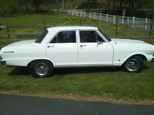 1964 chevy ii nova - 4 door- inline six- 3 on the tree- 68k miles