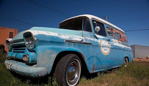 1958 panel beer truck rat rod