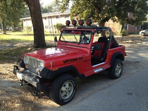 1989 jeep wrangler base sport utility 2-door 4.2l