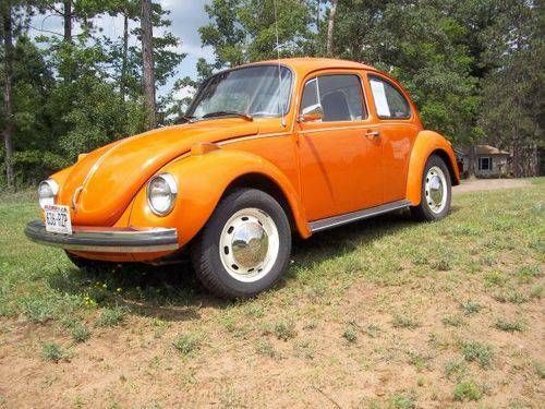 1974 volkswagen super beetle base sedan 2-door 1.6l