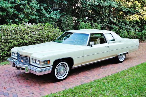 Absolutly pristine aaca winner 1976 cadillac coupe deville 11195 miles as new