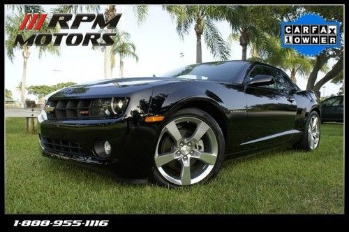 Like new 2012 chevrolet camaro rs black&amp;black loaded $5k in options clean carfax