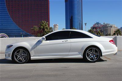 2010 mercedes-benz cl65 amg bi-turbo+604hp/738tq+diamond white+performance prep!