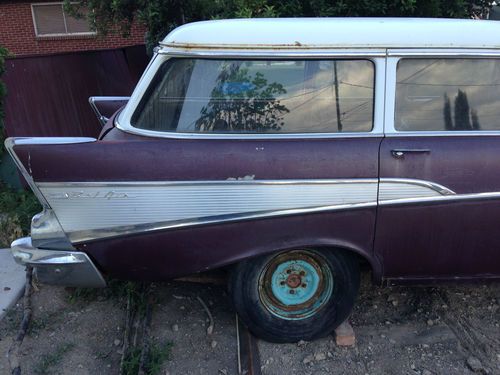 1957 Chevrolet Bel Air Rare Chevy 9 Passenger Wagon NO RESERVE, image 3