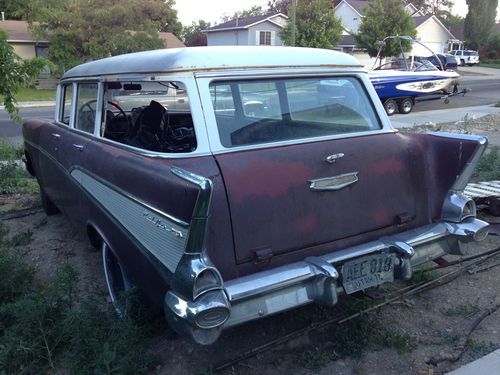 1957 Chevrolet Bel Air Rare Chevy 9 Passenger Wagon NO RESERVE, image 8