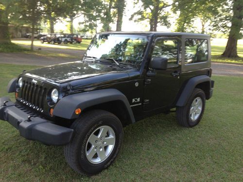 No reserve auction - 2007 jeep wrangler - 3.8 v-6 - auto.-hardtop-cold ac-4x4-