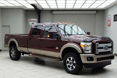 2011 ford f350 diesel 4x4 fx4 king ranch long sunroof rear camera powerstoke