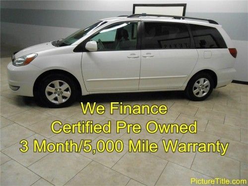 05 sienna xle 7 passenger leather power liftgate warranty finance