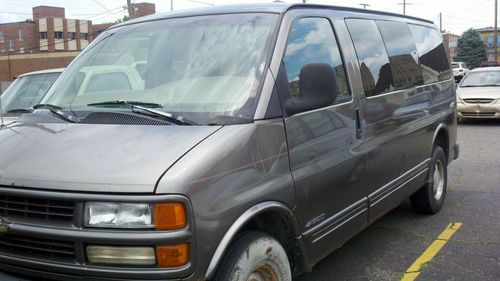 1999 chevy express 1500 van 155,195 miles starts and runs all seats included