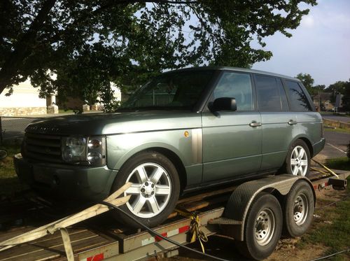 2004 land rover range rover nice one owner fully loaded sunroof dvd v8