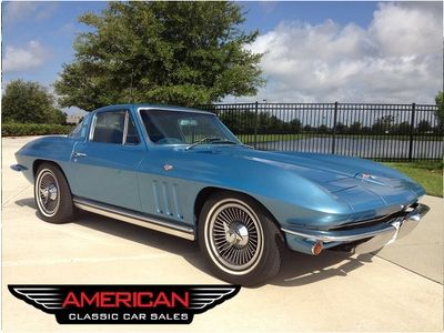 No reserve 1965 corvette coupe matching 327/300 auto ps pb pw tele knock offs fl