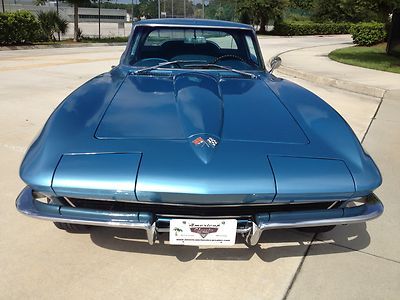 NO RESERVE 1965 Corvette Coupe Matching 327/300 Auto PS PB PW Tele Knock Offs FL, image 6