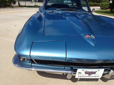 NO RESERVE 1965 Corvette Coupe Matching 327/300 Auto PS PB PW Tele Knock Offs FL, image 7