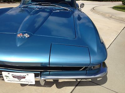 NO RESERVE 1965 Corvette Coupe Matching 327/300 Auto PS PB PW Tele Knock Offs FL, image 8