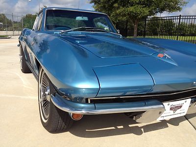 NO RESERVE 1965 Corvette Coupe Matching 327/300 Auto PS PB PW Tele Knock Offs FL, image 14