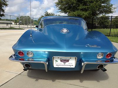 NO RESERVE 1965 Corvette Coupe Matching 327/300 Auto PS PB PW Tele Knock Offs FL, image 18