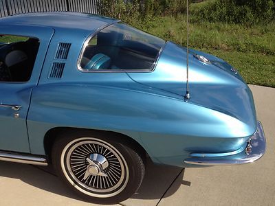 NO RESERVE 1965 Corvette Coupe Matching 327/300 Auto PS PB PW Tele Knock Offs FL, image 23