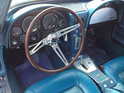 NO RESERVE 1965 Corvette Coupe Matching 327/300 Auto PS PB PW Tele Knock Offs FL, image 32