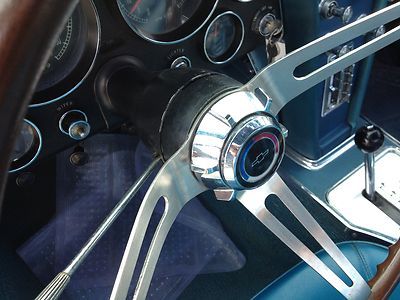 NO RESERVE 1965 Corvette Coupe Matching 327/300 Auto PS PB PW Tele Knock Offs FL, image 34