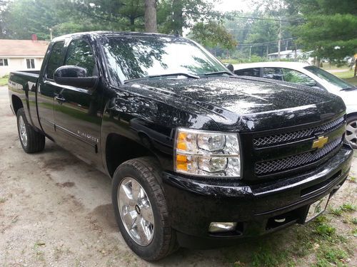 2009 Chevrolet Silverado 1500 Extended Cab Black Z-71 4WD 47k miles Chevy, US $21,480.00, image 2