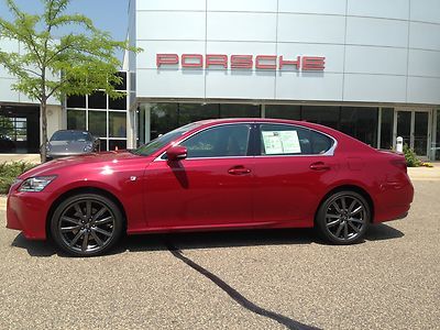 2013 local one owner lexus gs350 awd sport red